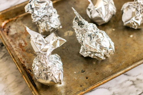 Aglio arrosto fatto in casa 