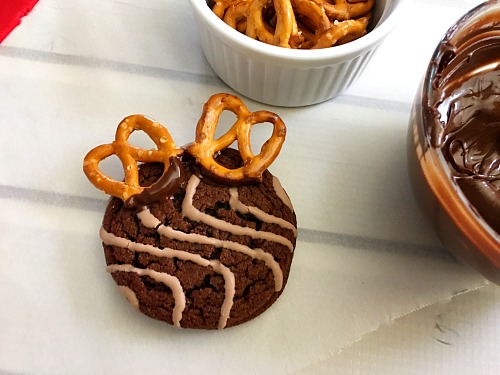 Biscotti rotondi di renna fondente 