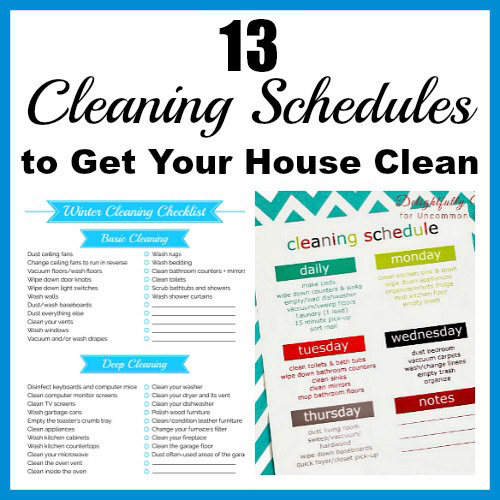 Effective Cleaning Schedules: 13 Plans for a Spotless Home