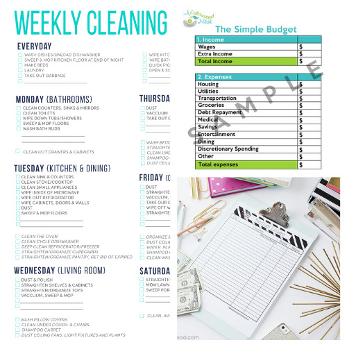 Free Homemaking Printables: Organize Your Home & Life