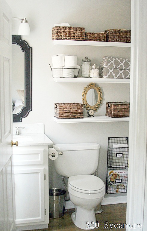 Small Bathroom Organization: 14 Space-Saving DIY Ideas