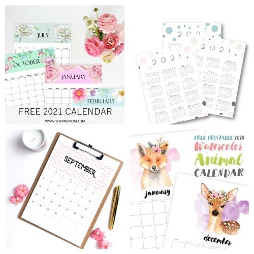 Free 2021 Calendars: 20 Printable Designs to Organize Your Year