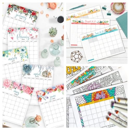 Free 2021 Calendars: 20 Printable Designs to Organize Your Year