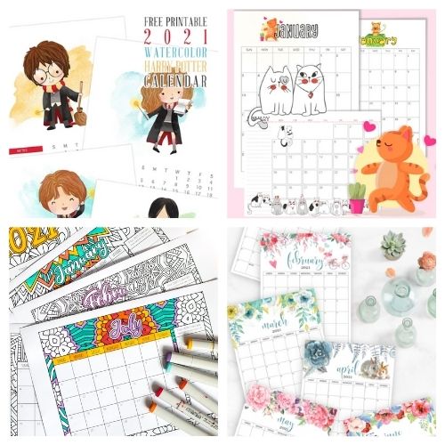Free 2021 Calendars: 20 Printable Designs to Organize Your Year