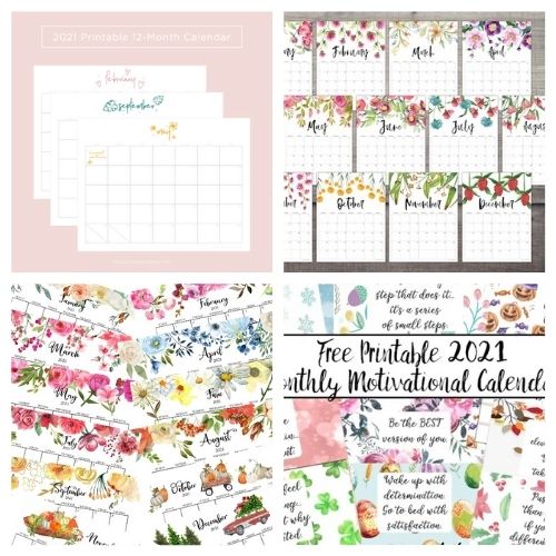Free 2021 Calendars: 20 Printable Designs to Organize Your Year