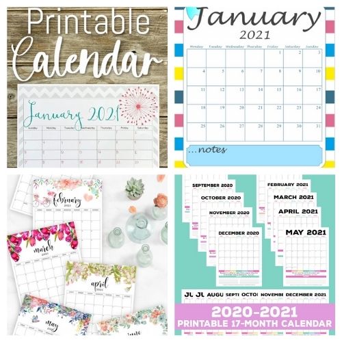 Free 2021 Calendars: 20 Printable Designs to Organize Your Year