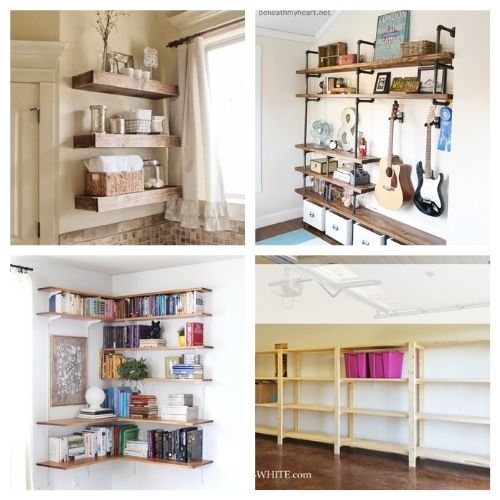 12 Easy DIY Shelves to Organize Your Home | [Your Brand/Website]
