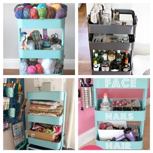 12 Clever IKEA Raskog Cart Organization Ideas & Hacks