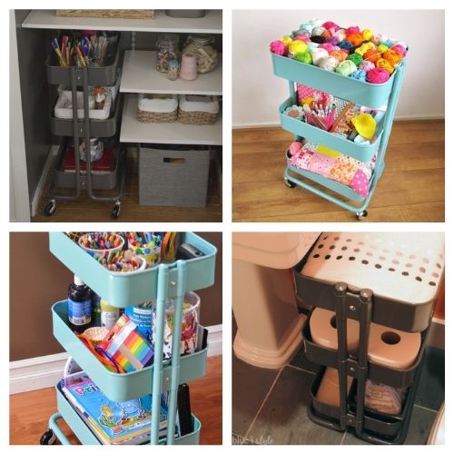 12 Clever IKEA Raskog Cart Organization Ideas & Hacks