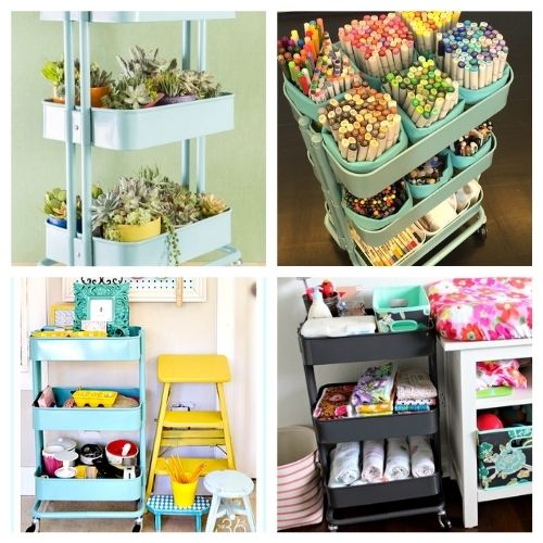 12 Clever IKEA Raskog Cart Organization Ideas & Hacks