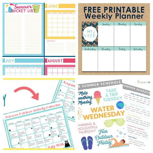 20 Free Printable Summer Planners to Organize Your Fun