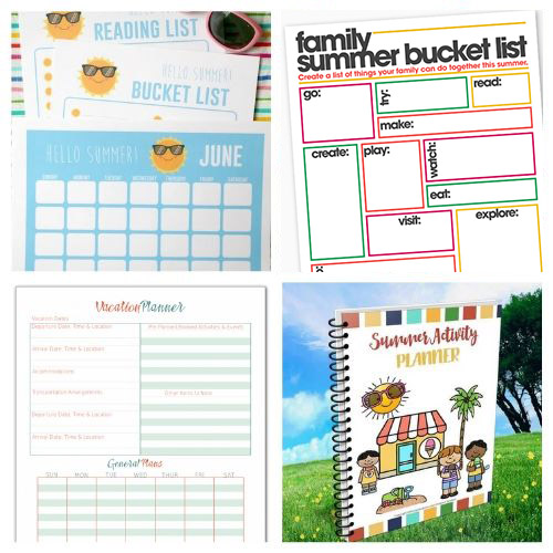 20 Free Printable Summer Planners to Organize Your Fun