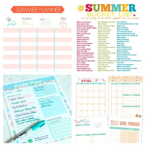 20 Free Printable Summer Planners to Organize Your Fun