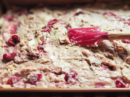 Easy White Chocolate Cherry Snack Cake Recipe - Nostalgic & Delicious