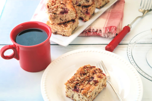 Easy White Chocolate Cherry Snack Cake Recipe - Nostalgic & Delicious