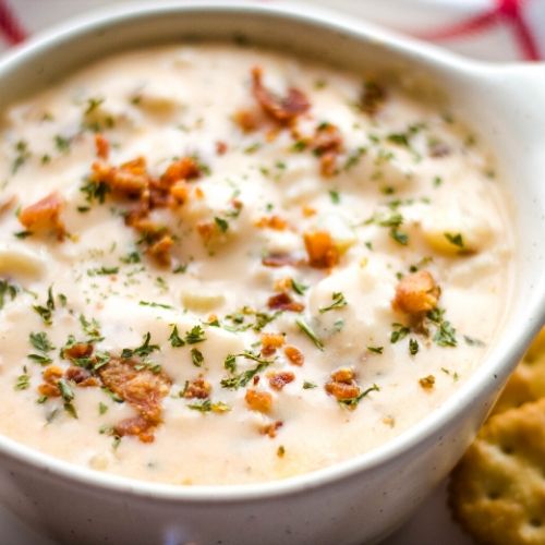 Creamy Cheesy Potato Chowder Recipe | Cozy Comfort Food