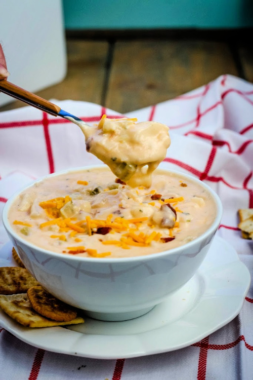 Creamy Cheesy Potato Chowder Recipe | Cozy Comfort Food