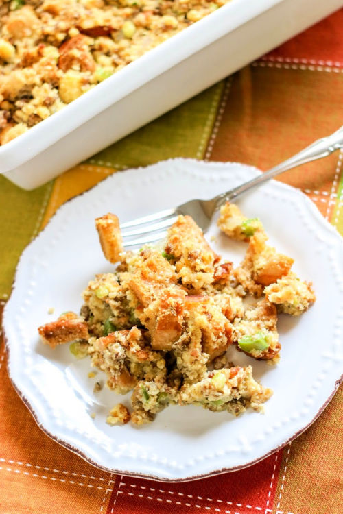 Classic Cornbread & Sausage Stuffing Recipe | Thanksgiving Side Dish