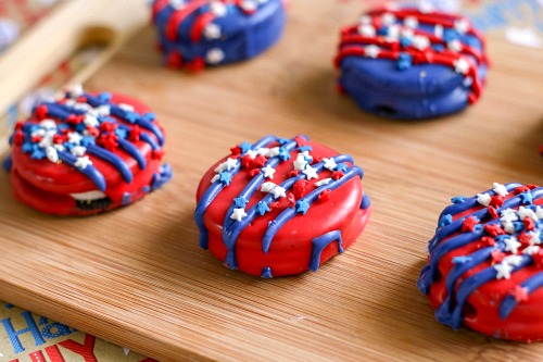 Easy Patriotic Oreo Decorations for 4th of July & More