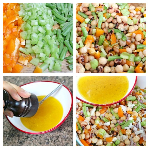 Easy Tangy Chickpea Salad Recipe - Quick & Healthy!