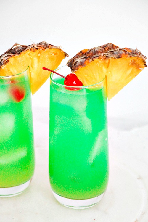 Refreshing Blue Hawaii Mocktail Recipe - Easy & Alcohol-Free