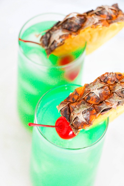 Refreshing Blue Hawaii Mocktail Recipe - Easy & Alcohol-Free