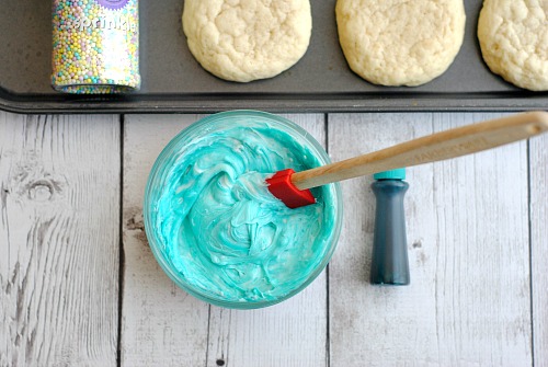 Easy Copycat Lofthouse Sugar Cookies with Aqua Blue Frosting