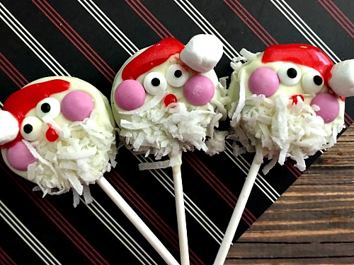 Santa Oreo Pops: Simple Christmas Dessert Recipe for Kids