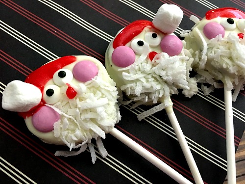 Santa Oreo Pops: Simple Christmas Dessert Recipe for Kids
