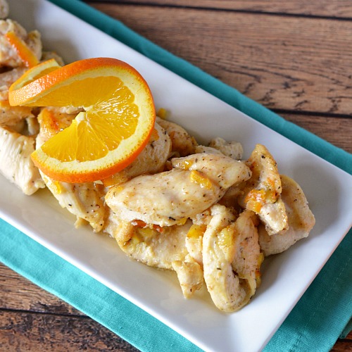 Quick & Easy Sweet Orange Ginger Chicken Dump Dinner Recipe