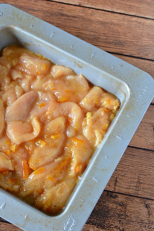 Quick & Easy Sweet Orange Ginger Chicken Dump Dinner Recipe