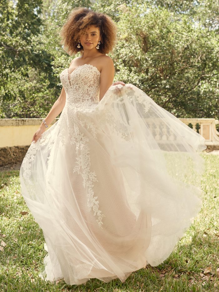 Dramatic A-Line Wedding Dresses | Statement Bride Styles
