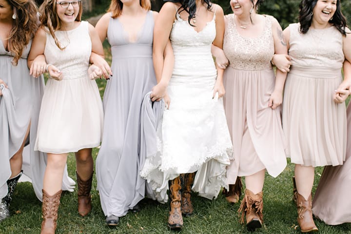 Rustic Country Wedding Inspiration: Pink Accents & Effortless Elegance