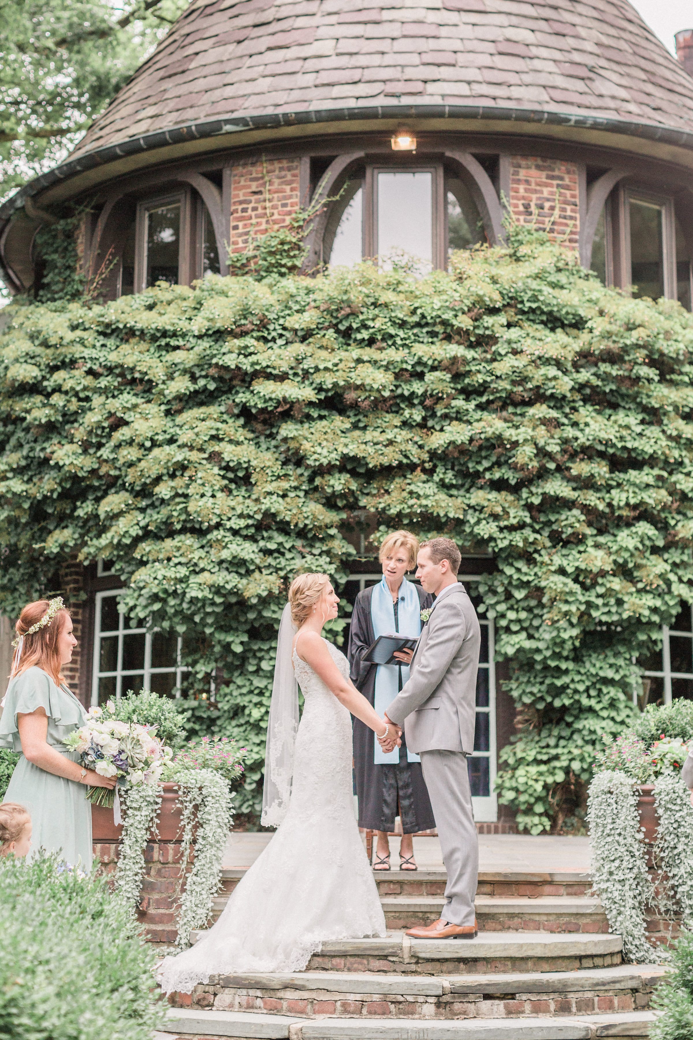 Charming Summer Wedding with Dual Parent Walk & Elegant Details