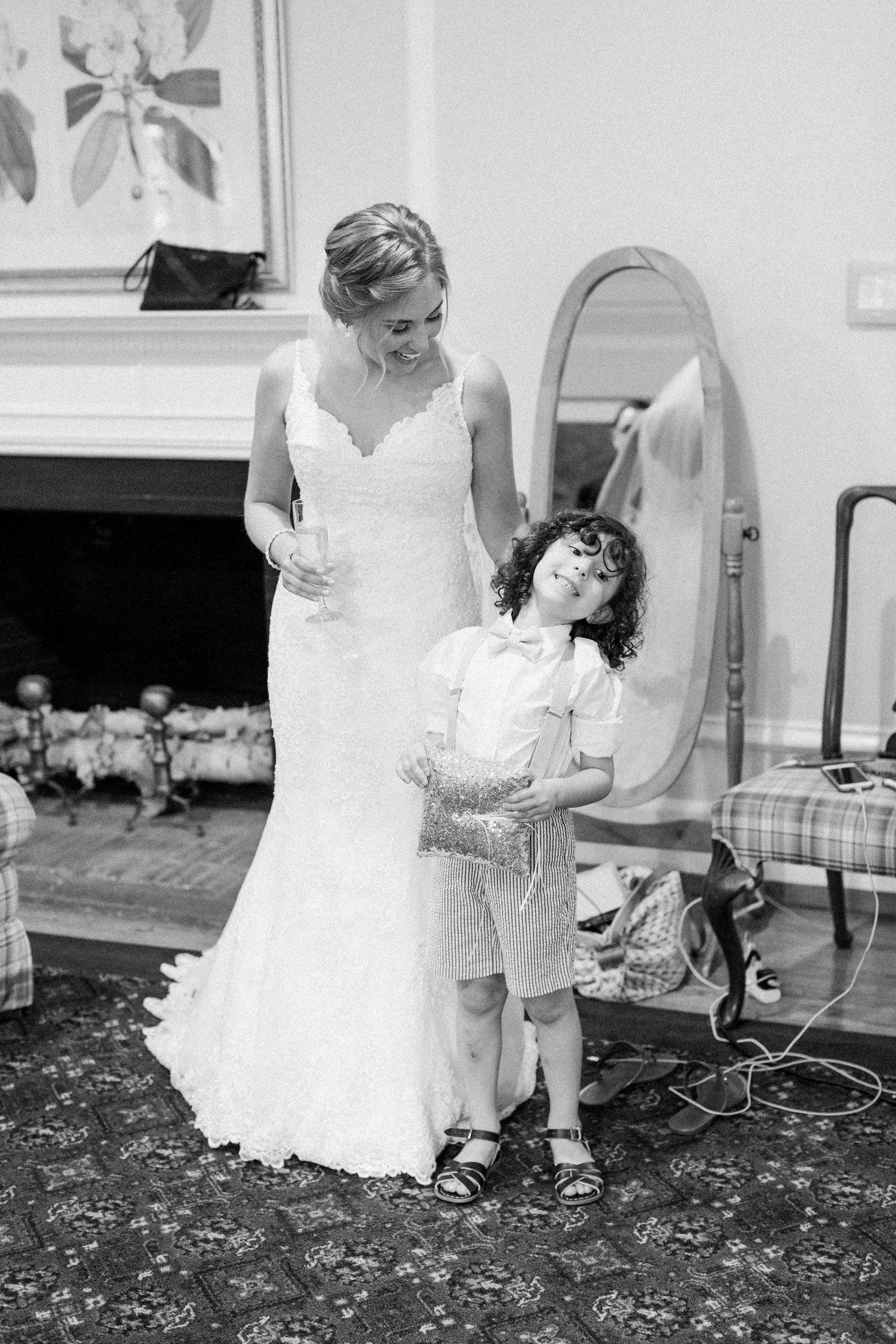 Charming Summer Wedding with Dual Parent Walk & Elegant Details