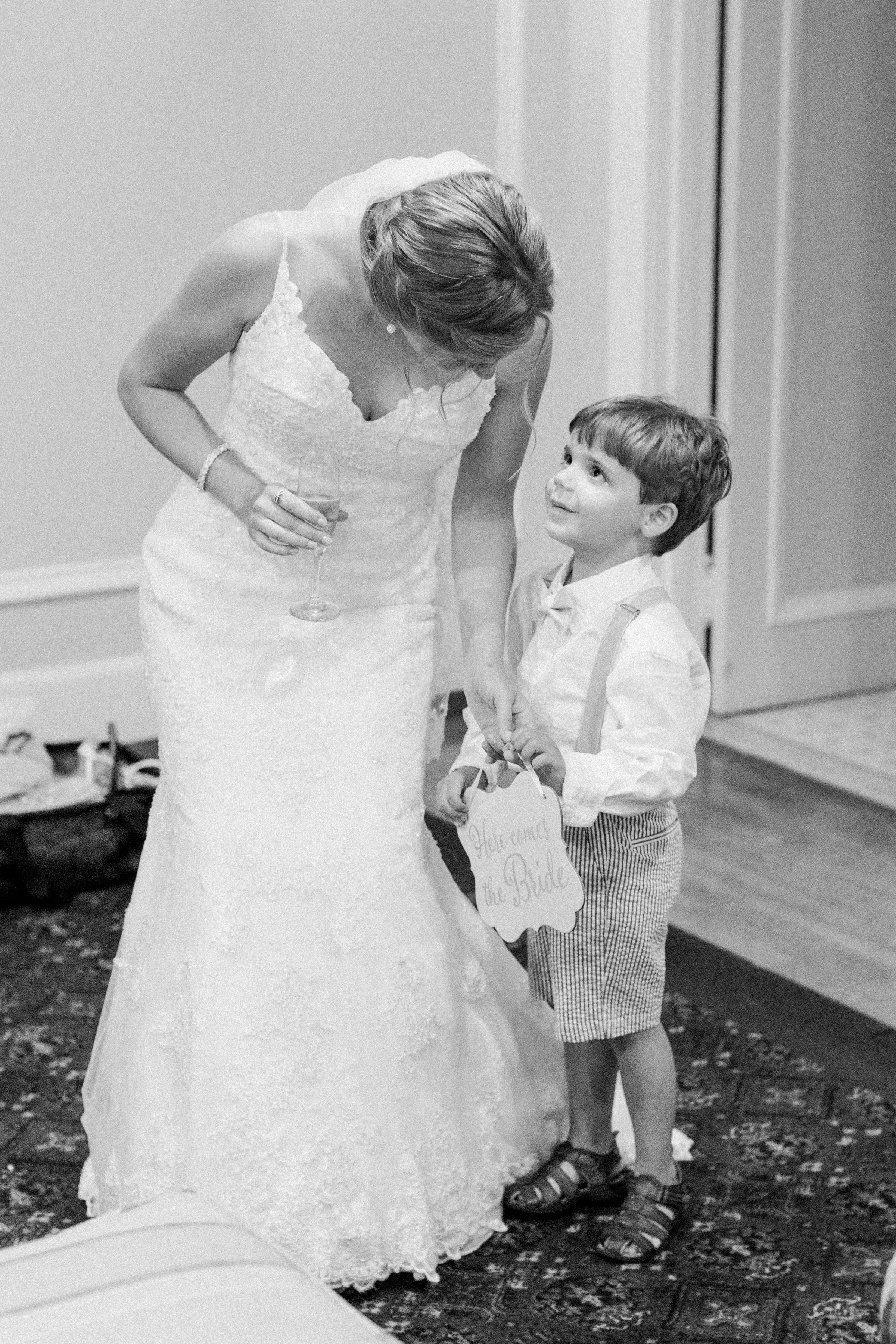 Charming Summer Wedding with Dual Parent Walk & Elegant Details
