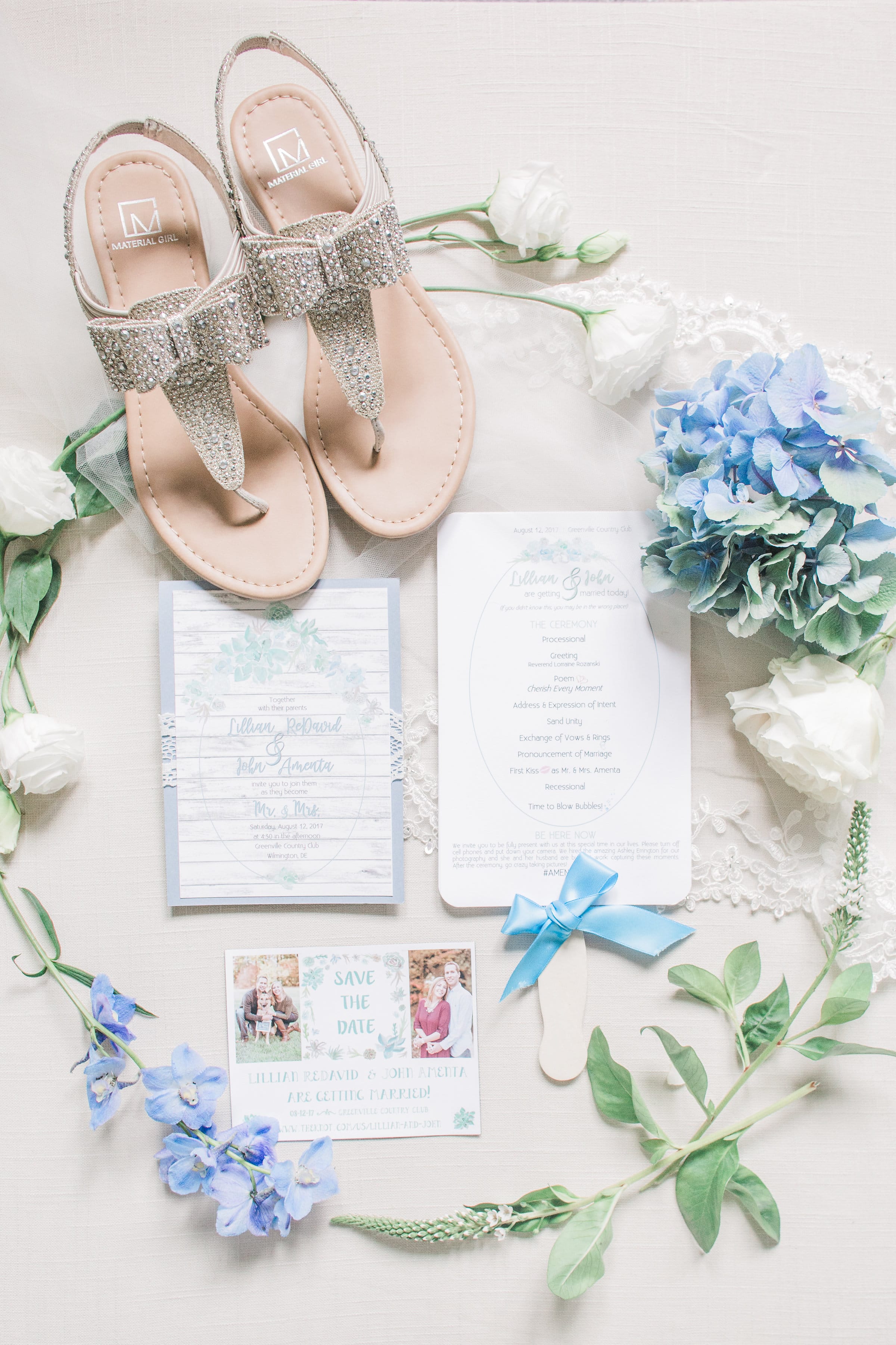 Charming Summer Wedding with Dual Parent Walk & Elegant Details