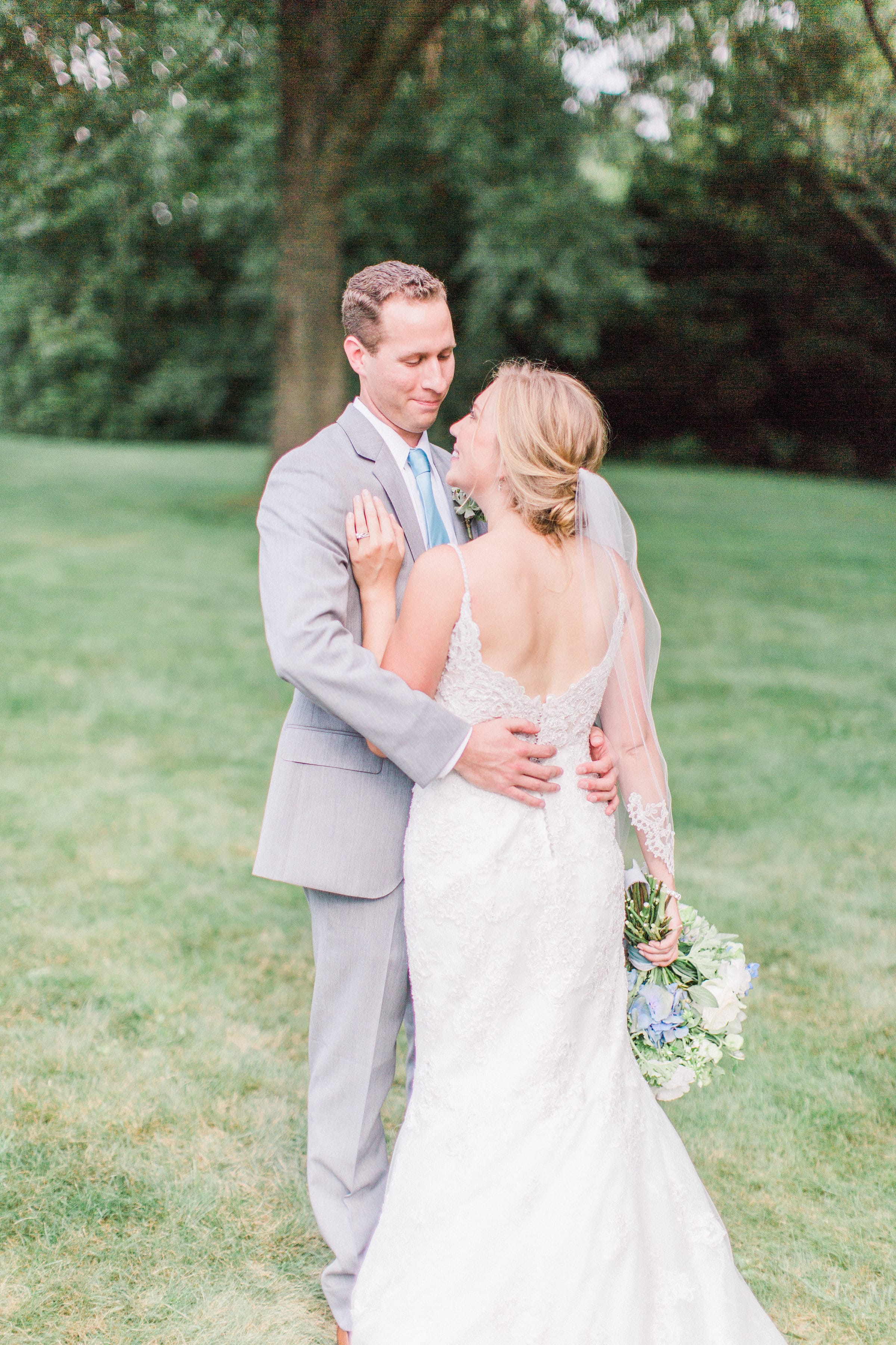 Charming Summer Wedding with Dual Parent Walk & Elegant Details