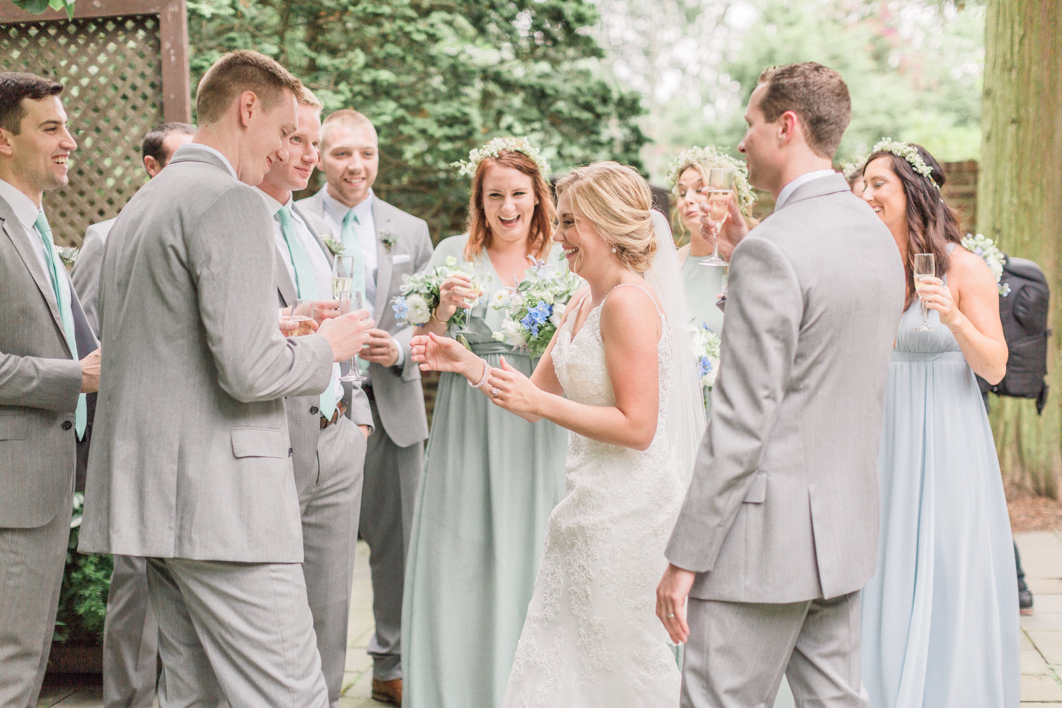 Charming Summer Wedding with Dual Parent Walk & Elegant Details