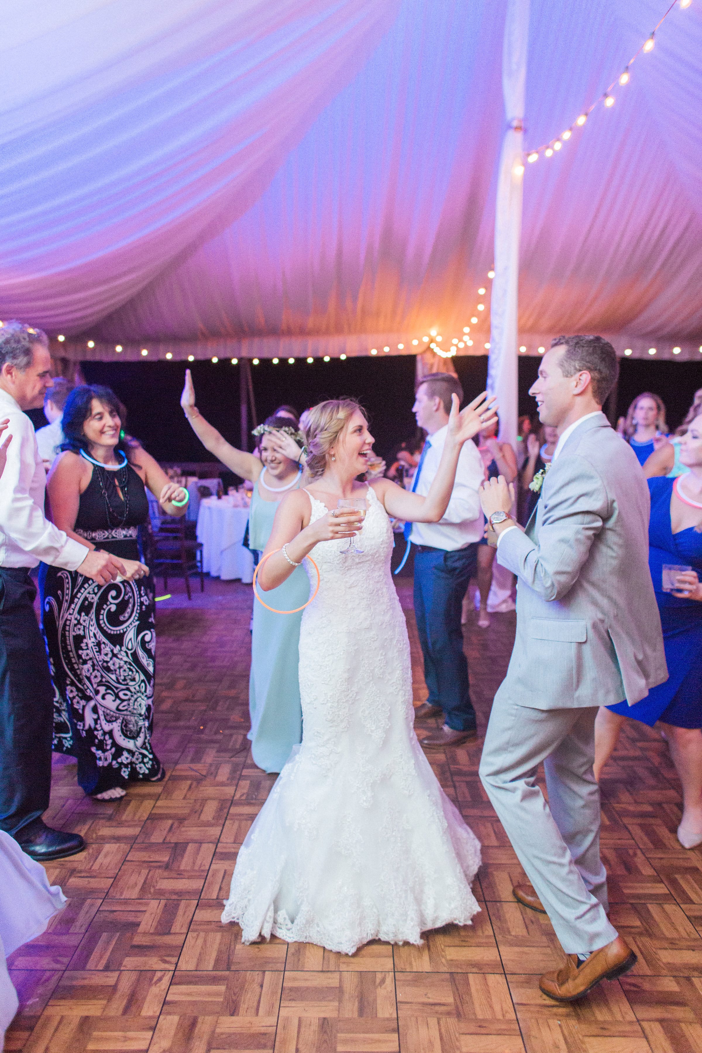 Charming Summer Wedding with Dual Parent Walk & Elegant Details