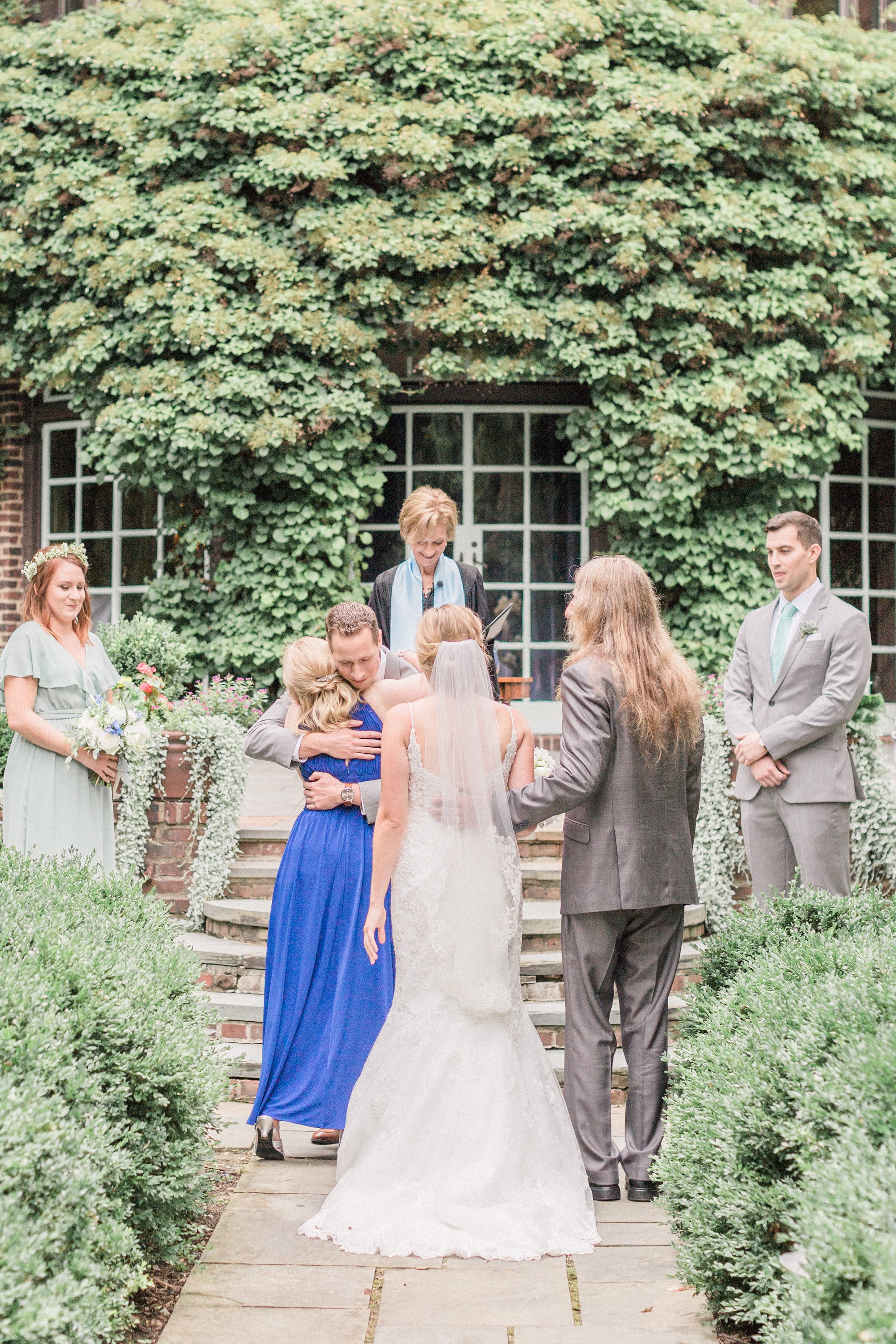 Charming Summer Wedding with Dual Parent Walk & Elegant Details