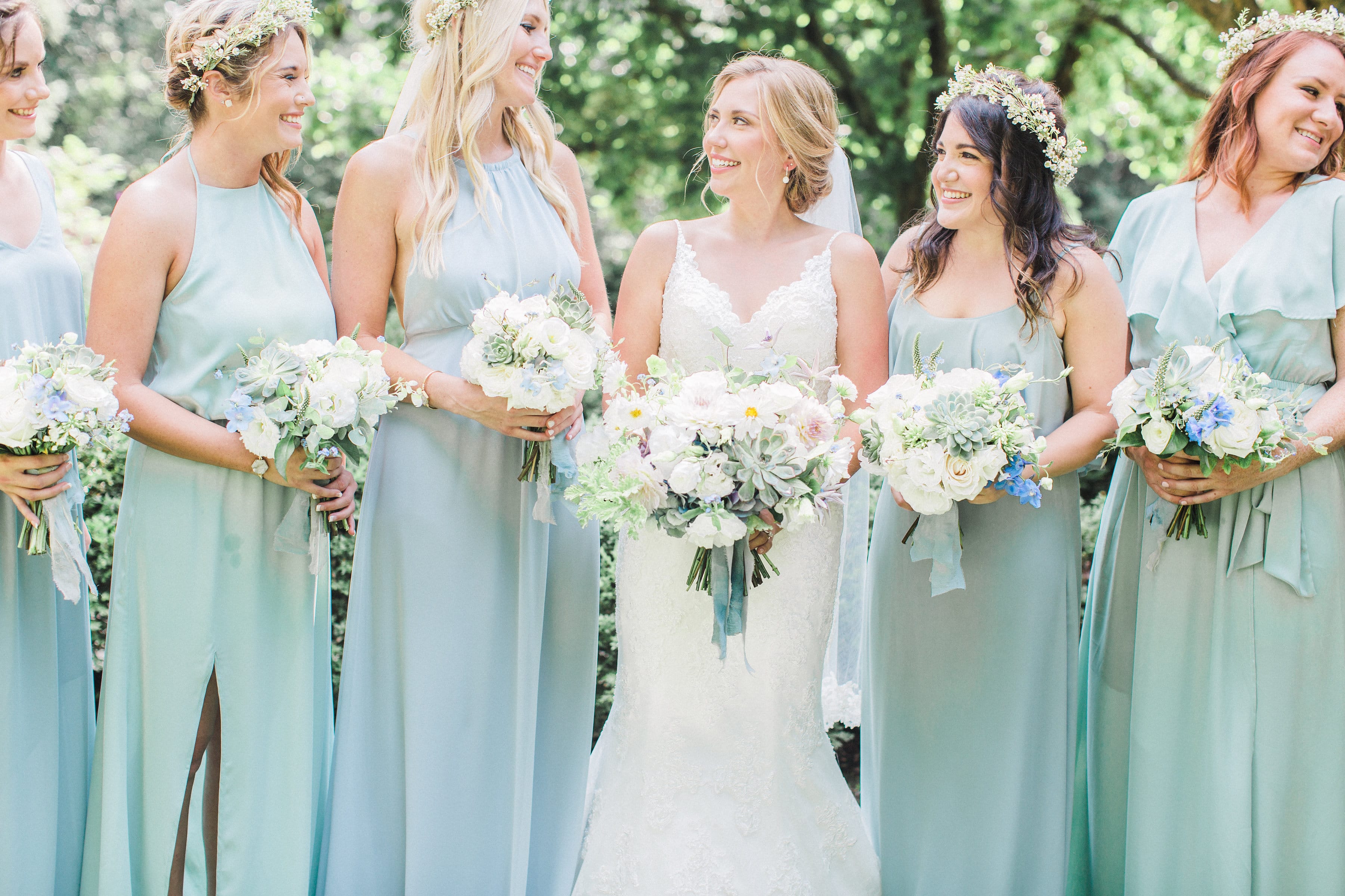 Charming Summer Wedding with Dual Parent Walk & Elegant Details