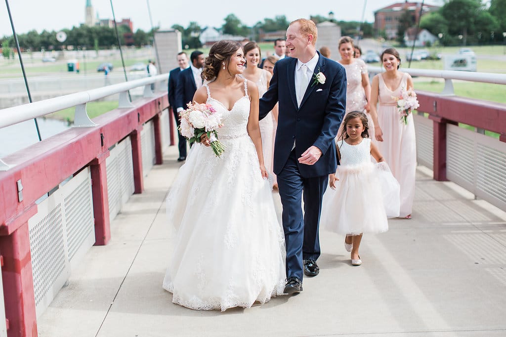 Elegant Blush Wedding Dress | Romantic & Affordable | Rebecca Ingram