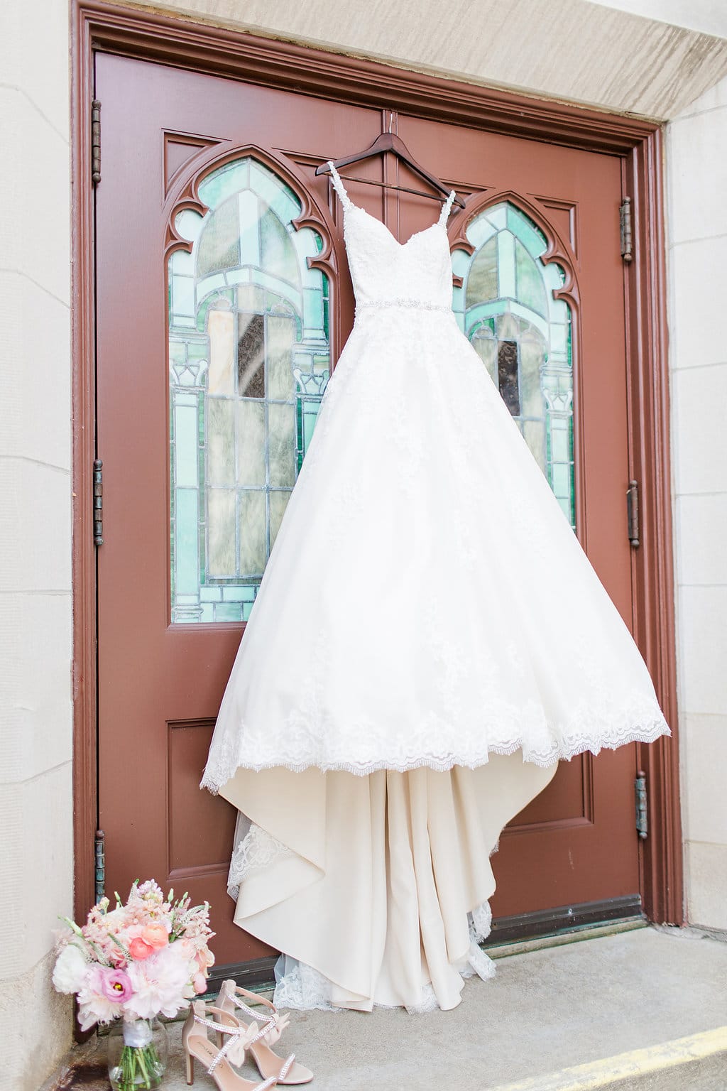 Elegant Blush Wedding Dress | Romantic & Affordable | Rebecca Ingram