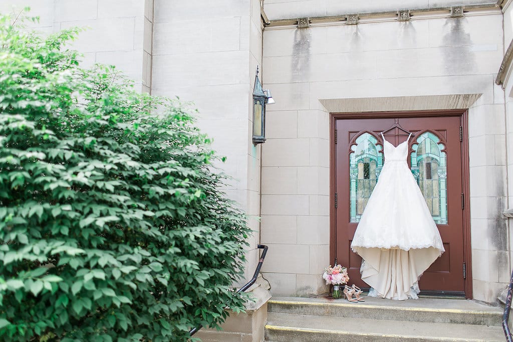 Elegant Blush Wedding Dress | Romantic & Affordable | Rebecca Ingram