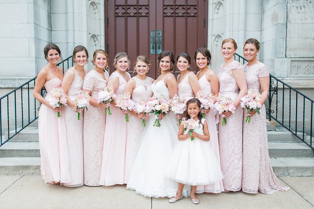 Elegant Blush Wedding Dress | Romantic & Affordable | Rebecca Ingram