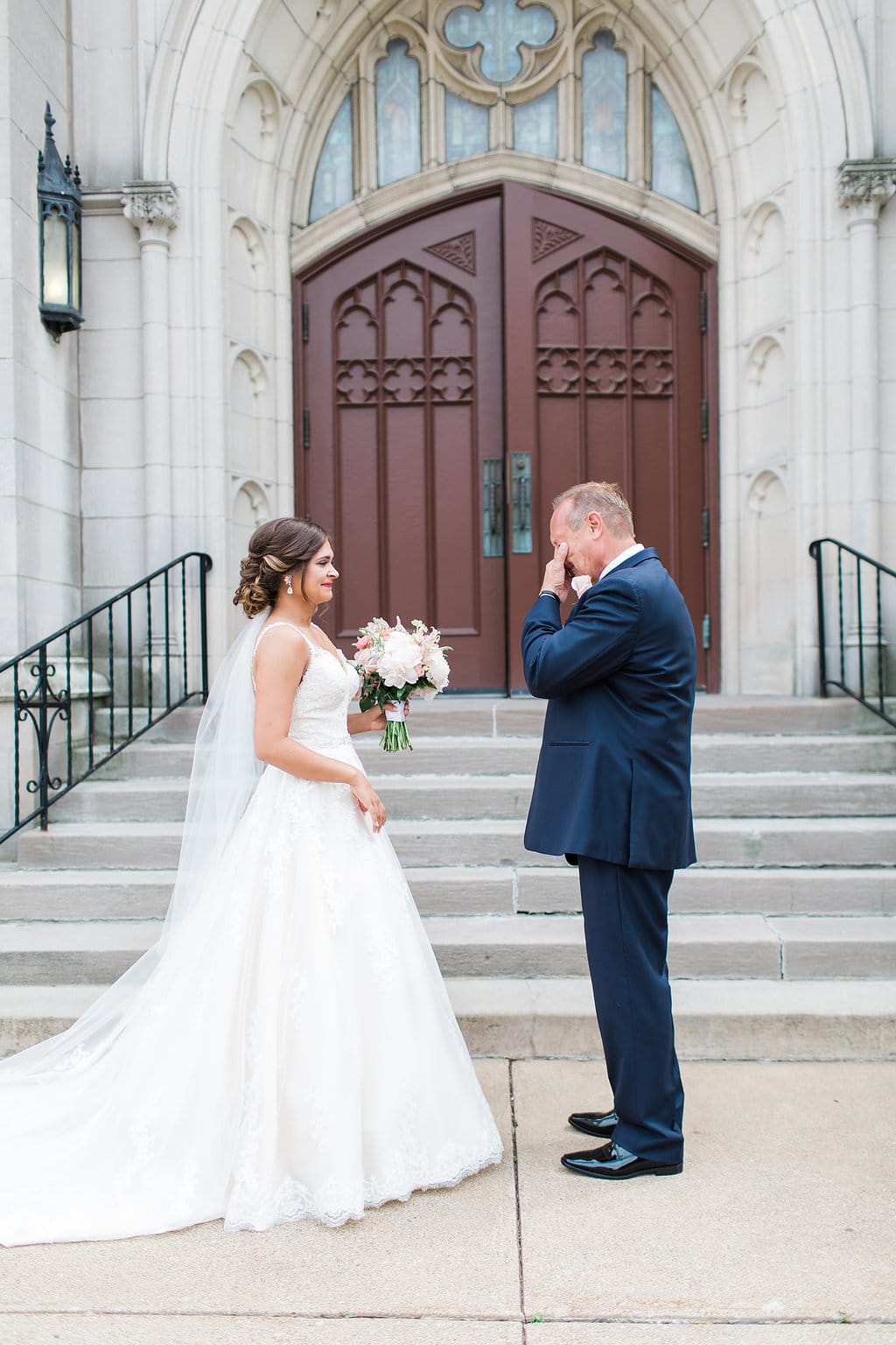 Elegant Blush Wedding Dress | Romantic & Affordable | Rebecca Ingram
