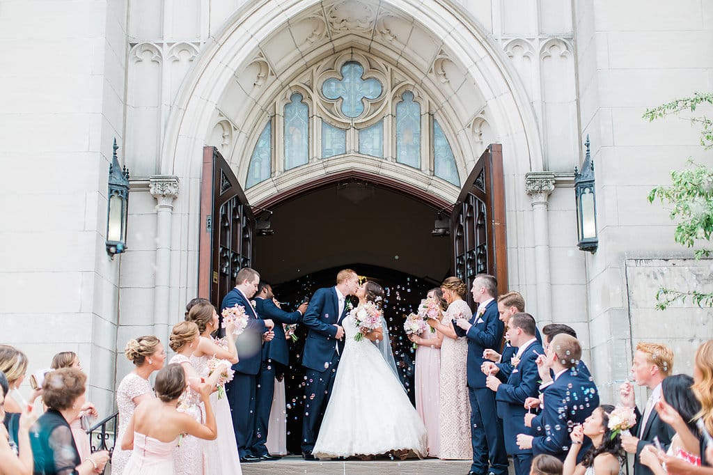 Elegant Blush Wedding Dress | Romantic & Affordable | Rebecca Ingram