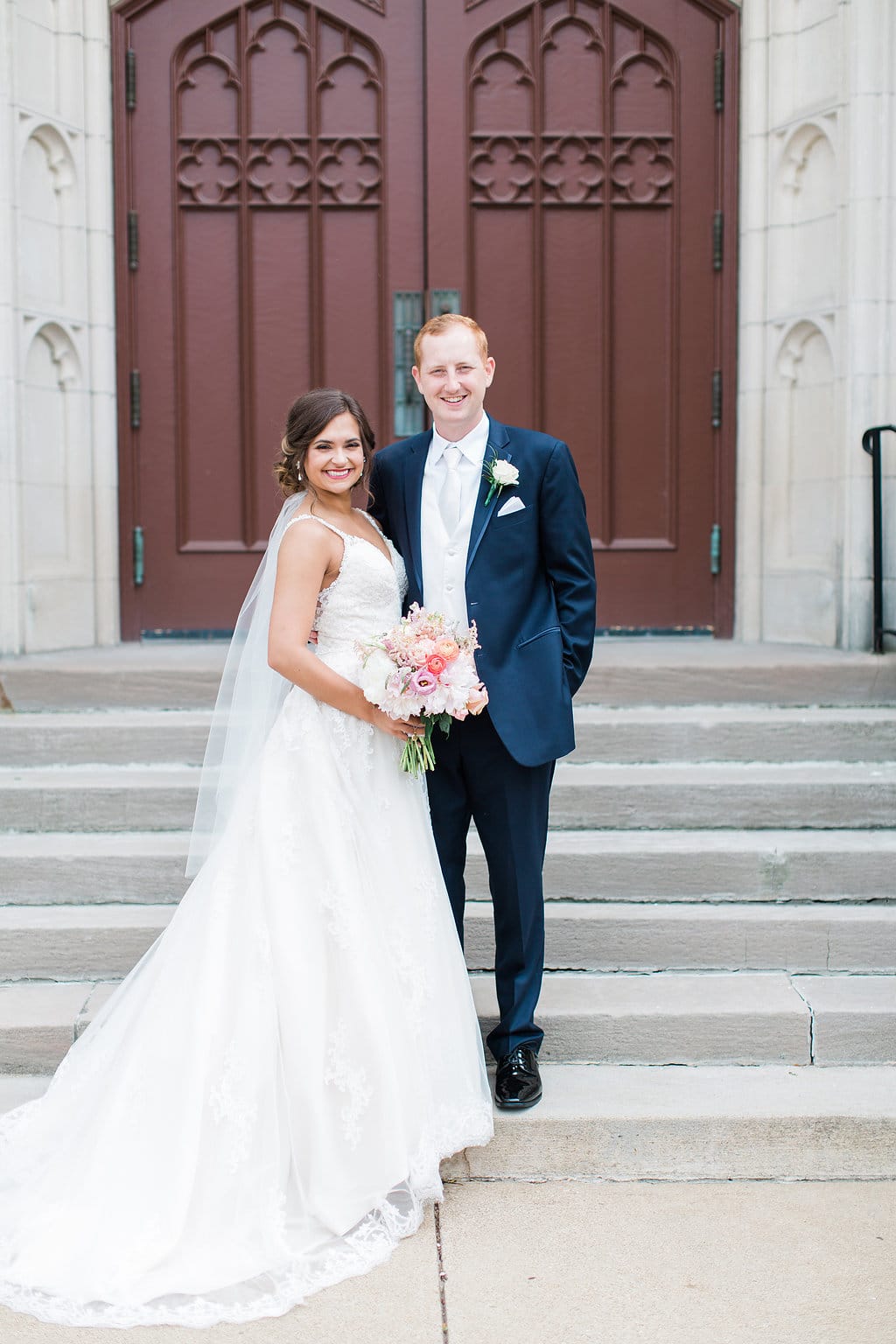 Elegant Blush Wedding Dress | Romantic & Affordable | Rebecca Ingram