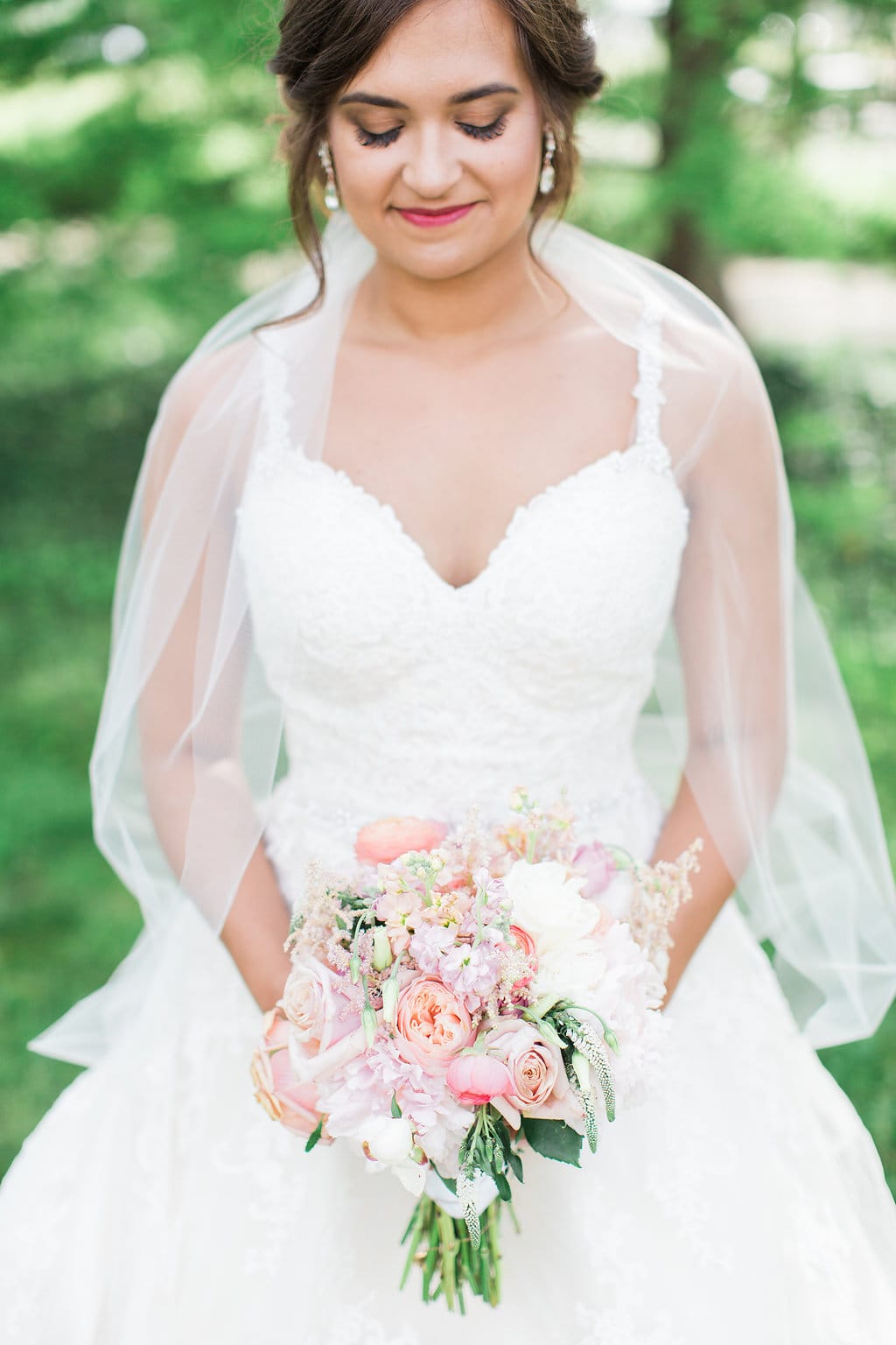 Elegant Blush Wedding Dress | Romantic & Affordable | Rebecca Ingram